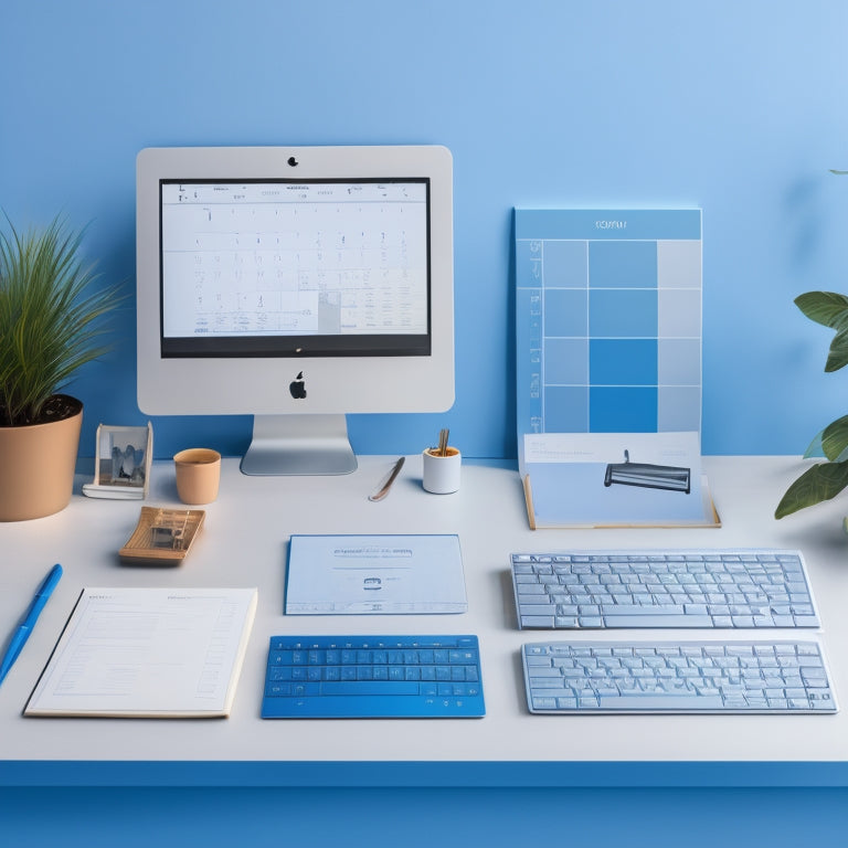 Illustration of Digital Household Organization Tools