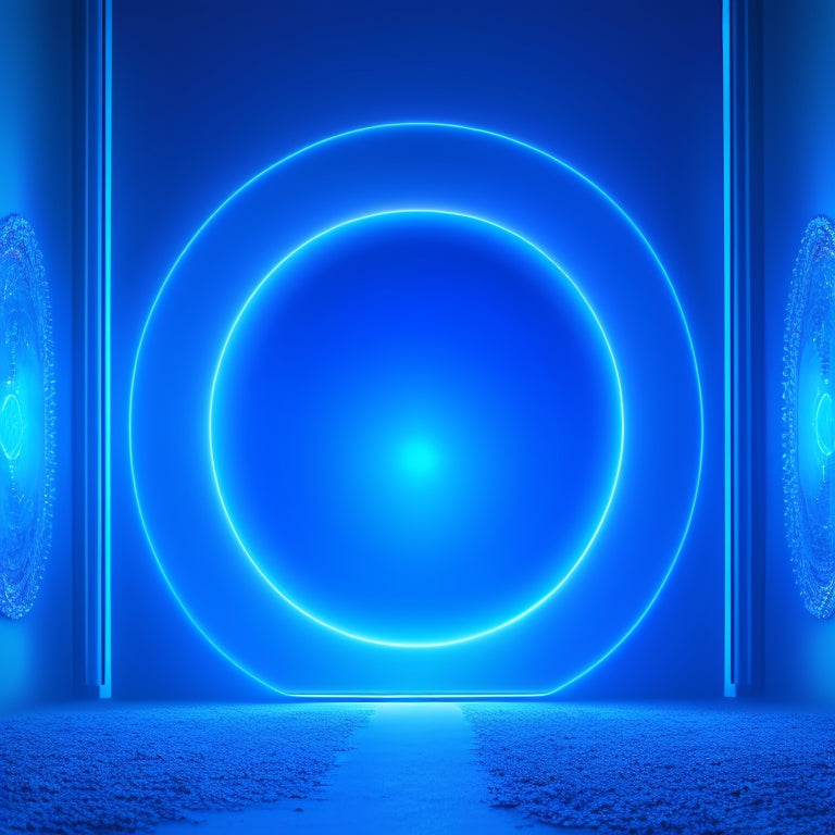 A dark, misty Azure Portal background with faint, glowing blue lines and subtle, pulsing orbs; a few resources (represented by small, 3D icons) suddenly disappearing, then reappearing with a faint, shimmering aura.