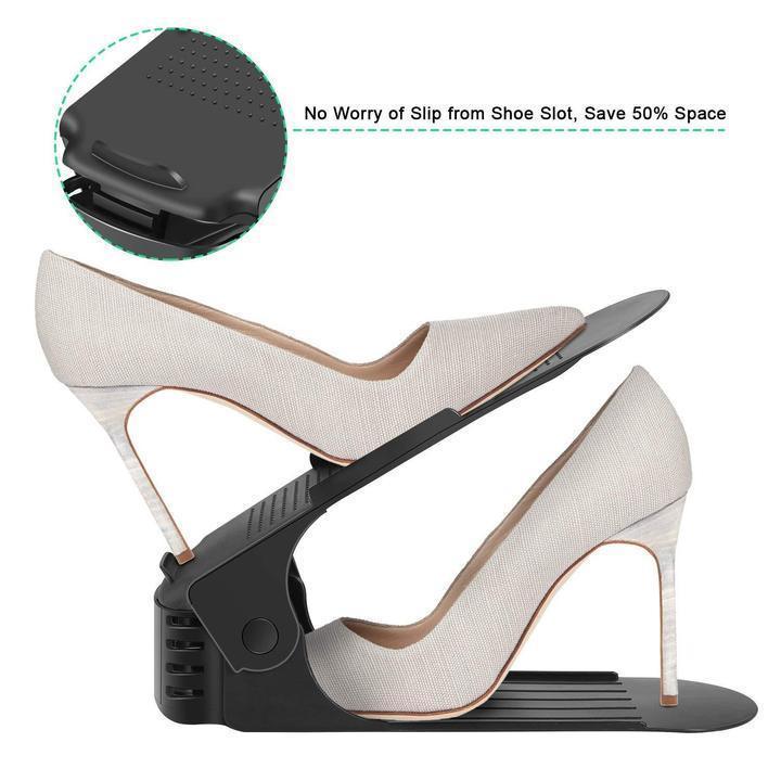 ?50%OFF+?Double Deck Shoe Rack