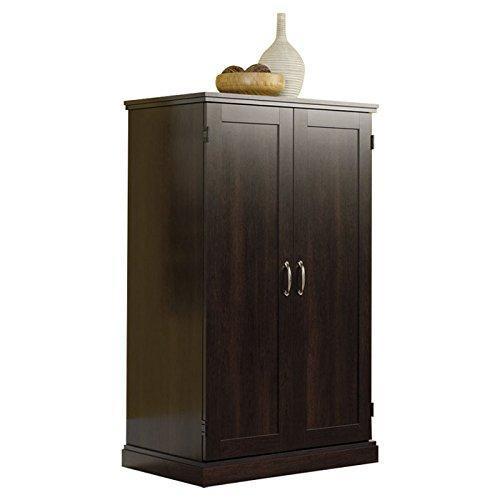 Amazon brown storage desk armoire computer workstation cabinet home organizer office shelves closet bedroom study executive furniture