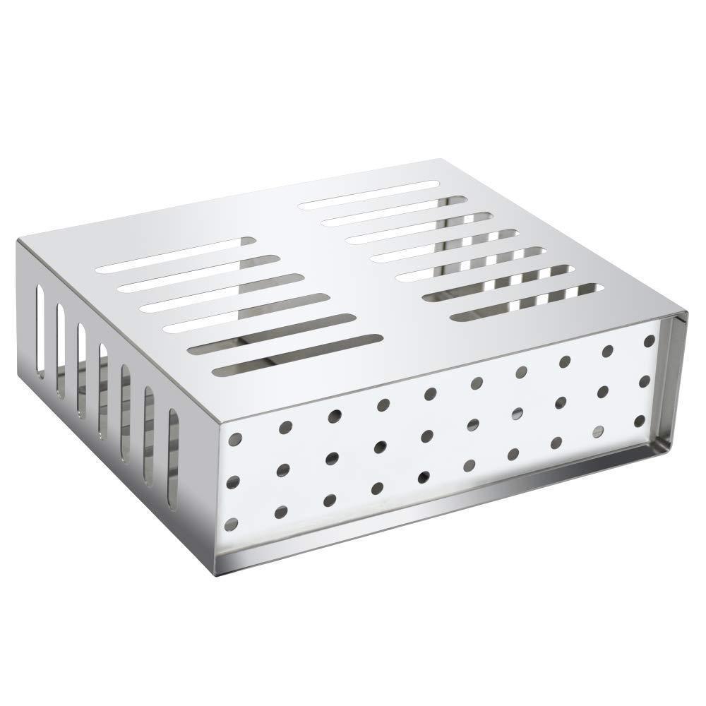 Great junyuan kitchen wall mount utensil racks flatware hanging closet organizer holder for spoons knives forks chopsticks drainer basket 2 slots cookware cutlery holder with drain holes stainless steel