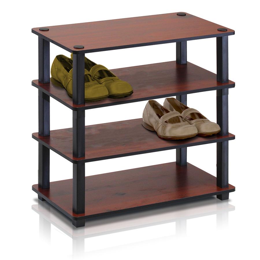 4-Tier Shoe Rack 13081DC/BK