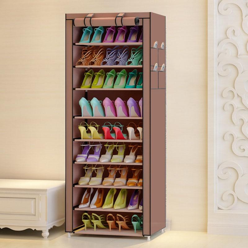 9 estantes de zapatos modernos Oxford zapato taburete almacenamiento gabinete zapatos multiusos estante DIY zapatos organizador caso ahorrador de espacio