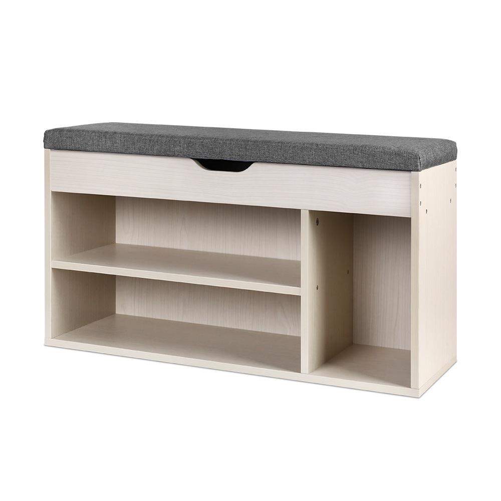 Wooden Shoe Organiser - Natural