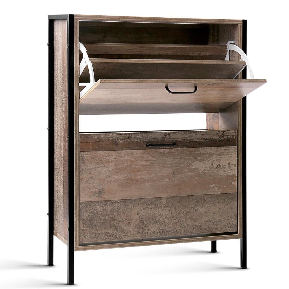 Roco Vintage Shoe Rack Storage Cabinet - ALX & Co
