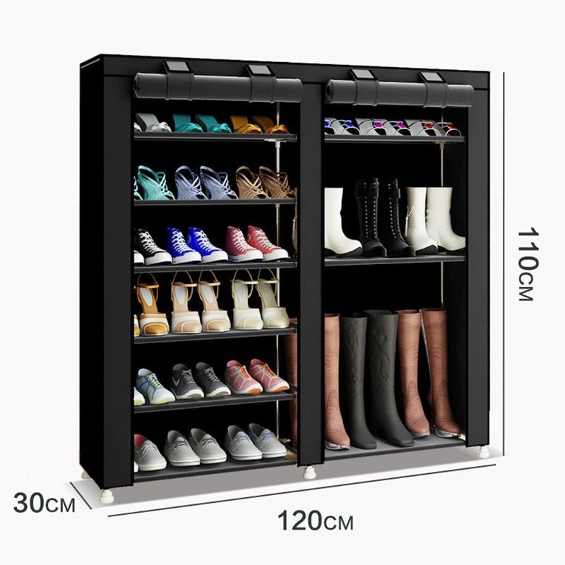 Minimalistic Shoe Closet Multi-Purpose Shoe Rack