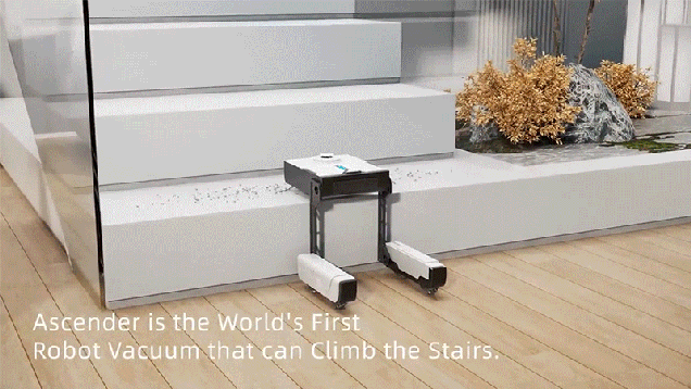 The First Robot Vacuum That Can Climb and Clean Stairs Could Be a Game-Changer