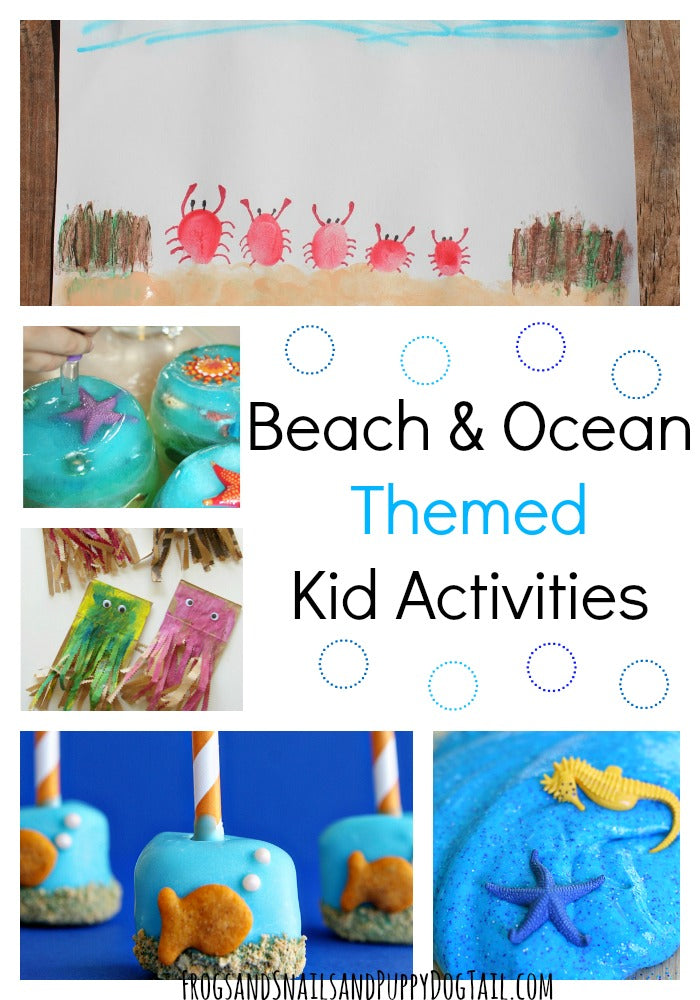 Beach and Ocean Themed Kid Activities