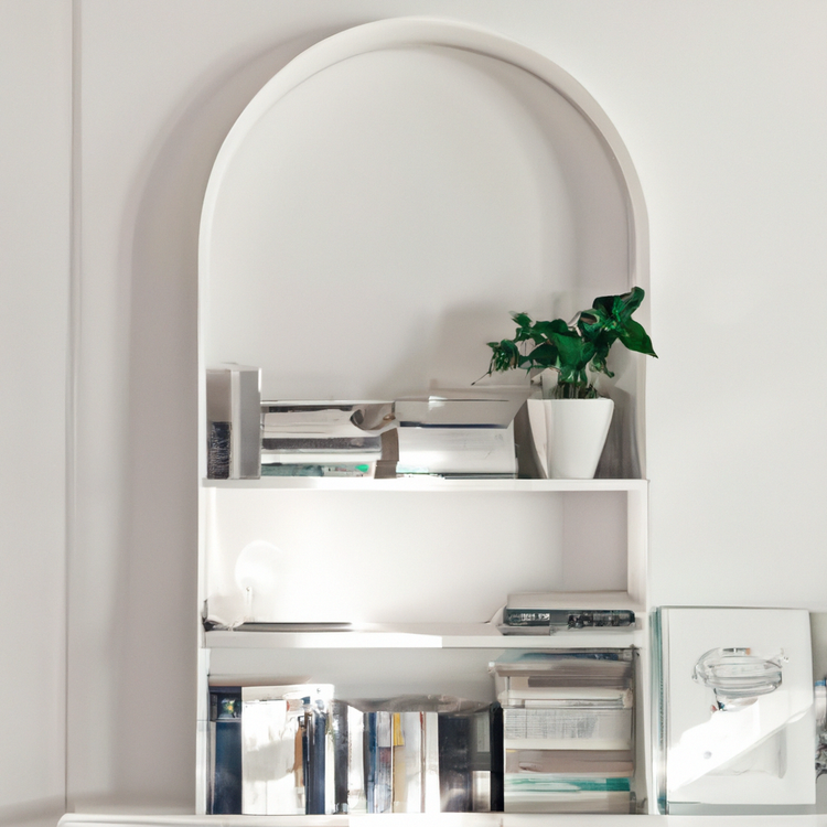 SpaceSaving Style The Perfect Small White Bookshelf For Any Room