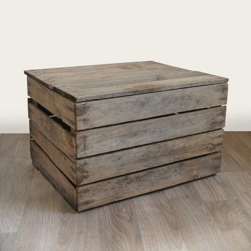 Cozy Wooden Crate With Lid