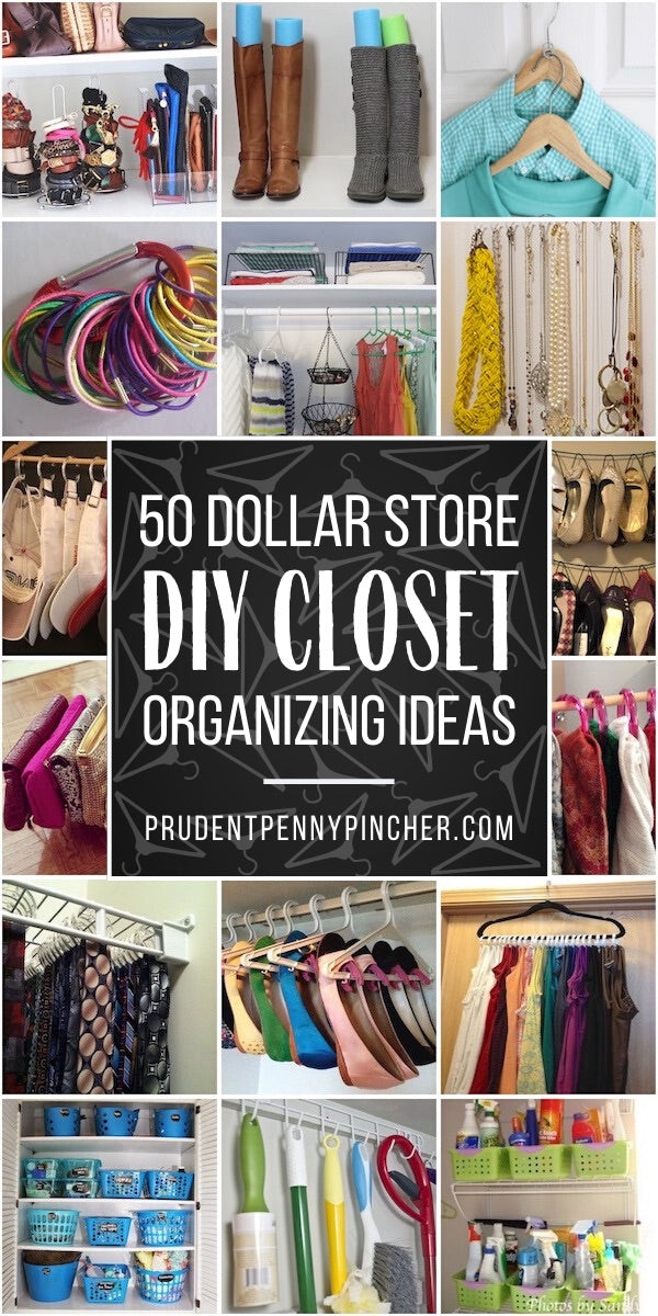 50 Dollar Store Closet Organization Ideas