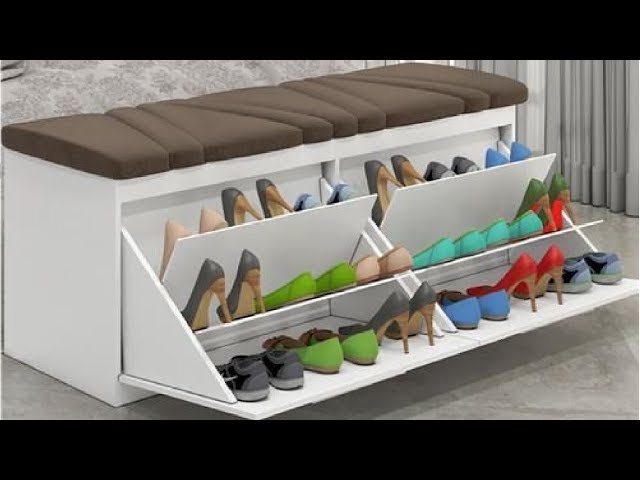 amazing DIY shoe rack design ideas and shoe storage cabinet designs 2020, we always provide you with creative space saving furniture for home interior ...