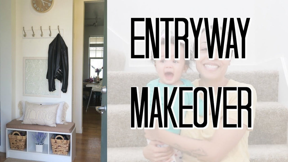 Rymingtahn here! Cheap Small Entryway Makeover Transform a small wall into an inexpensive organization/ home decor piece! For new video notifications to ...