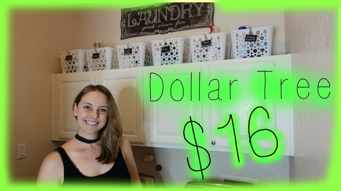 Hi everyone, I needed to give my small laundry room a makeover and I used Dollar Tree bins to organize all my utility room supplies! If you're looking for some ...