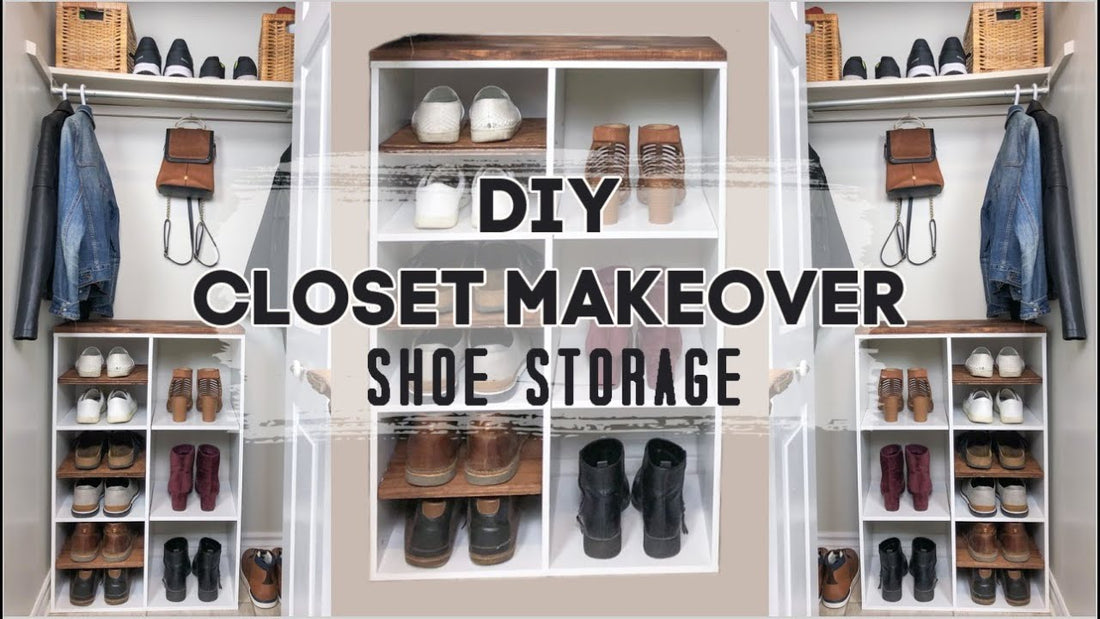 Entryway Closet Makeover DIY Shoe Storage by toDIYfor (7 months ago)
