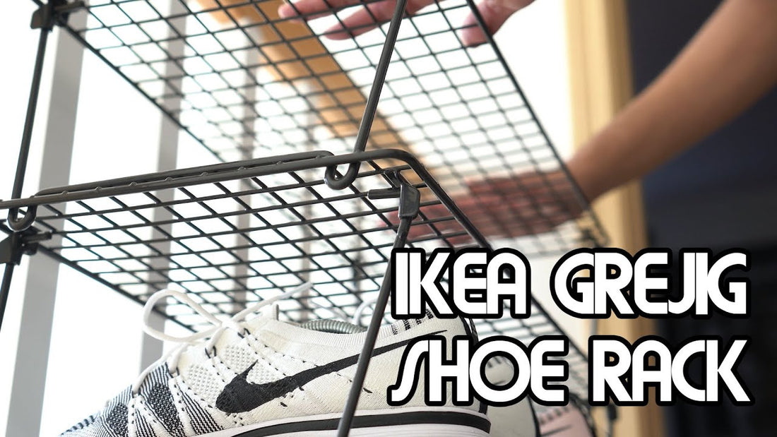 Every sneakerhead needs this essential shoe rack, for cheap! IKEA has most of my sneaker needs for display! Buy the IKEA Rack: