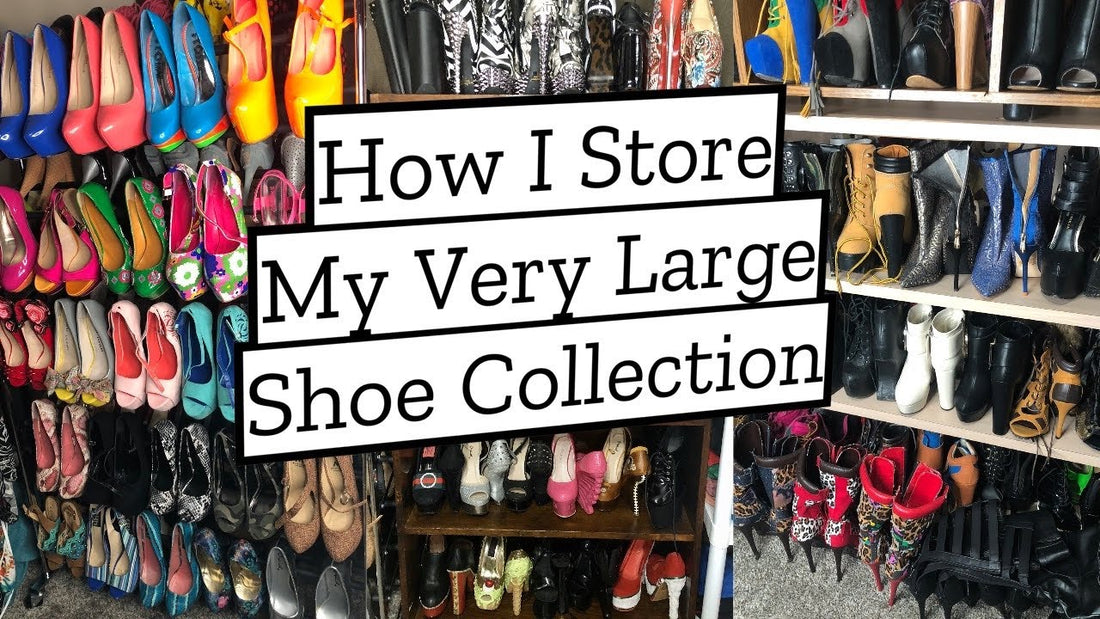 How I store my VERY LARGE Shoe Collection!!! Shoe Storage Ideas!!! by Ambizzares DIY & Other Stuff (1 year ago)