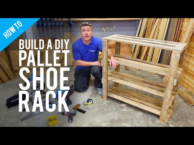 How to build a pallet shoe rack with DIY expert Craig Phillips