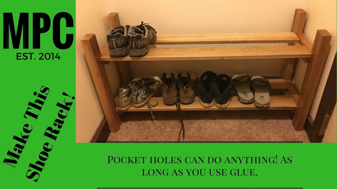 I needed a place to put some shoes.....mainly my kids shoes