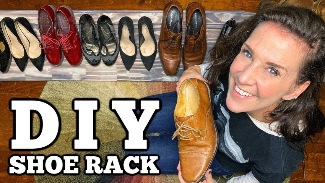 Super Easy Wood Shoe Rack Idea (DIY Shoe Organizer) by Kristina Smallhorn (1 year ago)