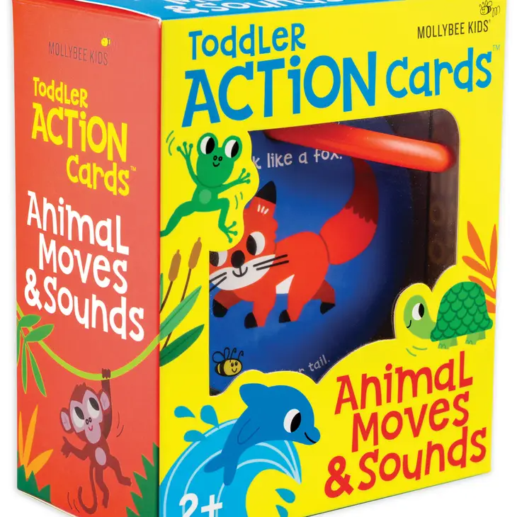 Toddler Action Cards - Animal Moves & Sounds