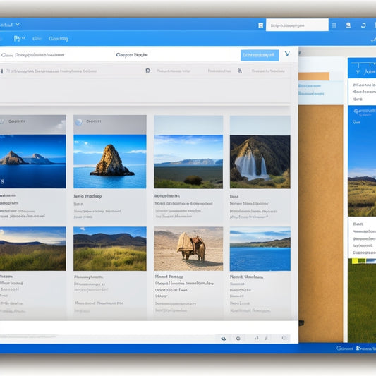 A split-screen image featuring a File Explorer window on the left, displaying a nested folder structure with SharePoint files and subfolders, and a SharePoint site on the right, with identical folder structures and files.