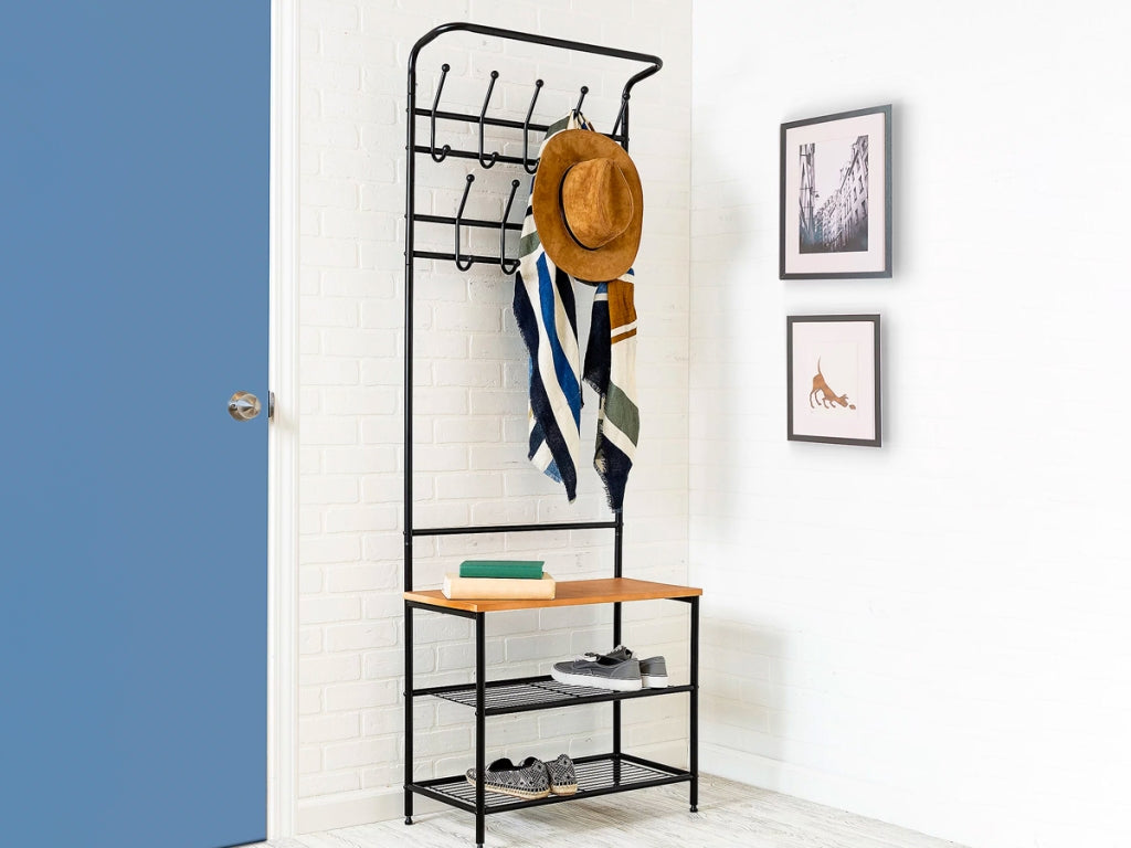 Entryway Coat & Shoe Rack Only $34.99 Shipped on QVC.com (Regularly $120)