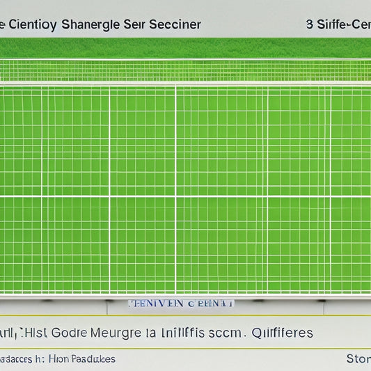 A tennis court diagram with precise measurements, showcasing the 78x27 feet rectangular shape, 3-foot-six-inch-high net, and symmetrical service lines, with a subtle green and white color scheme.