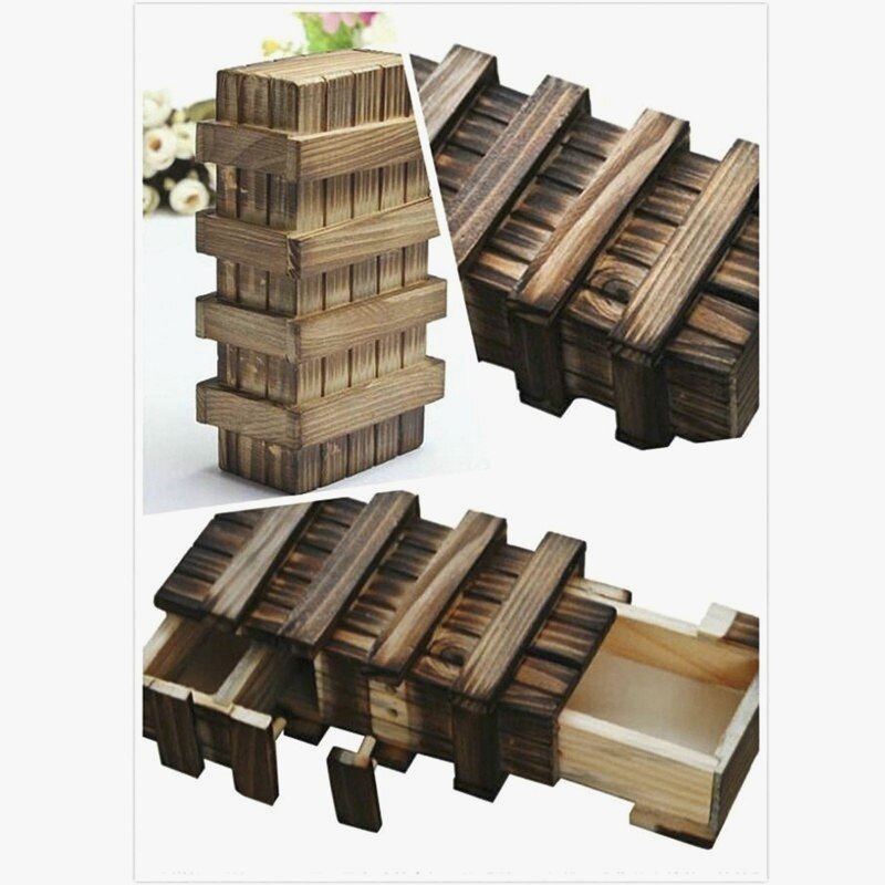 Minimalist Wooden Puzzle Box
