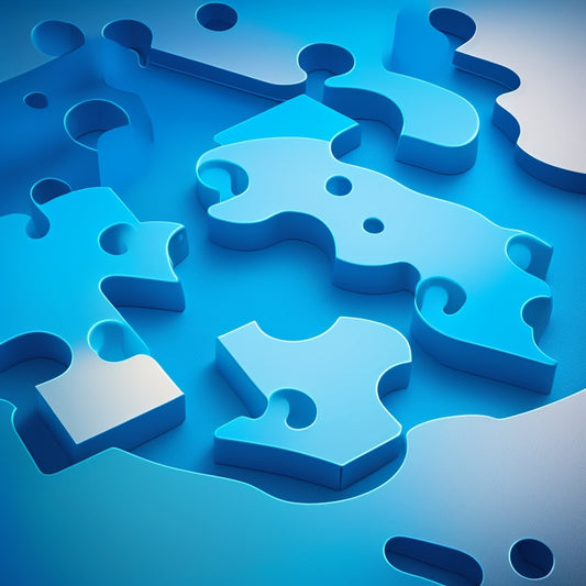 A bright, modern illustration featuring a stylized, curved arrow pointing upwards, breaking free from a puzzle piece, surrounded by subtle, calming blues and whites, conveying resolution and satisfaction.