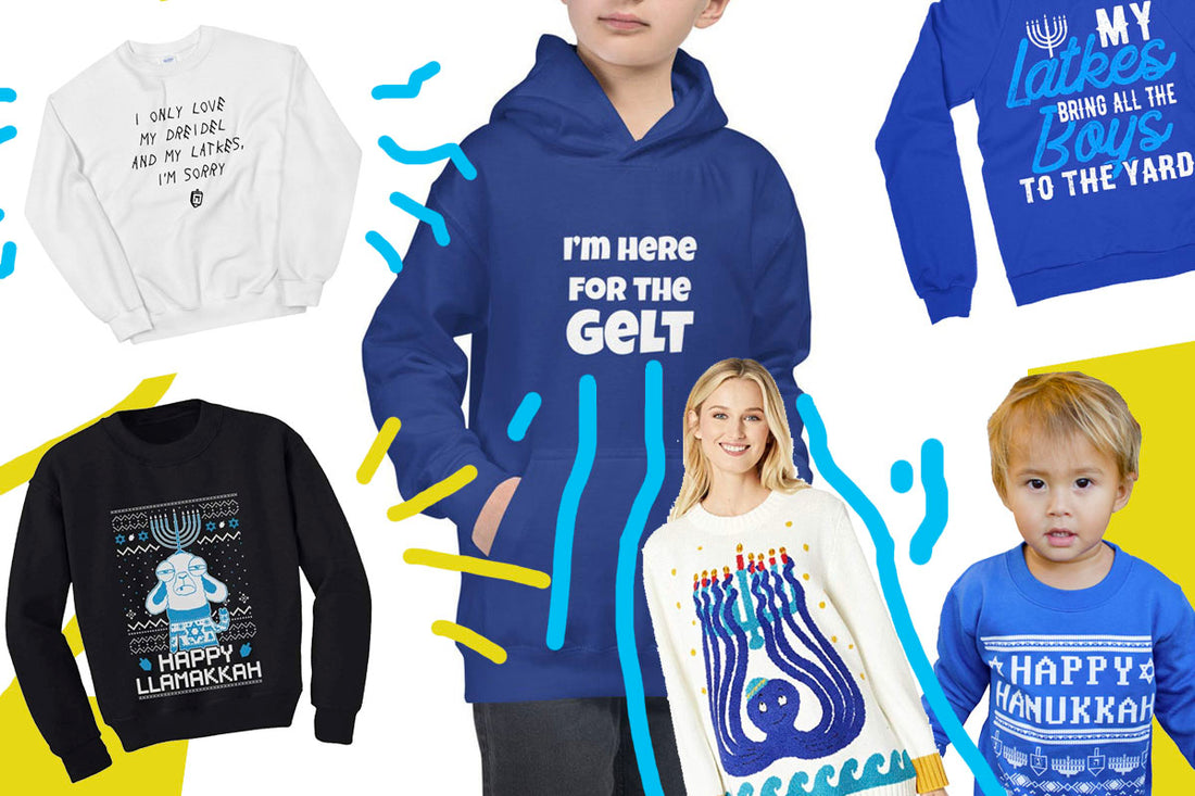 Hanukkah Sweaters for the Entire Family