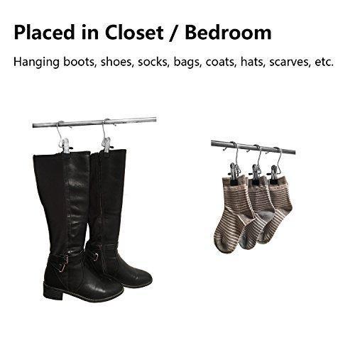 Online shopping yclove 20 pack laundry hook boot clips hanger clips hold hanging clothes pins hooks portable stainless steel home travel hangers clips heavy duty closet organizer hangers pants shoes towel socks hats