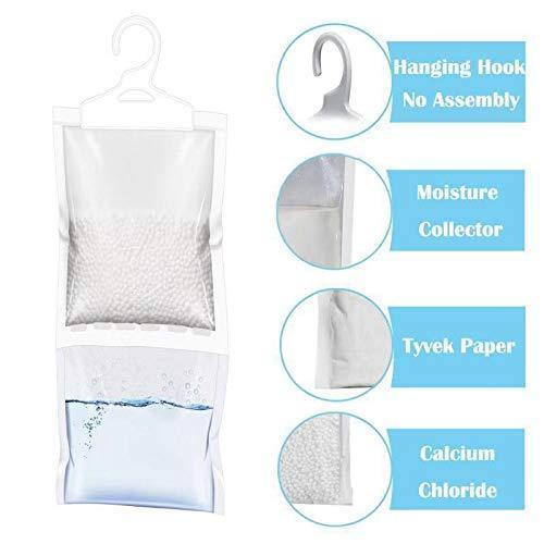 Featured zmfh 10 pack moisture absorber hanging bags no scent max odor eliminator 220g dehumidification bags for closets bathrooms laundry rooms pantries storage