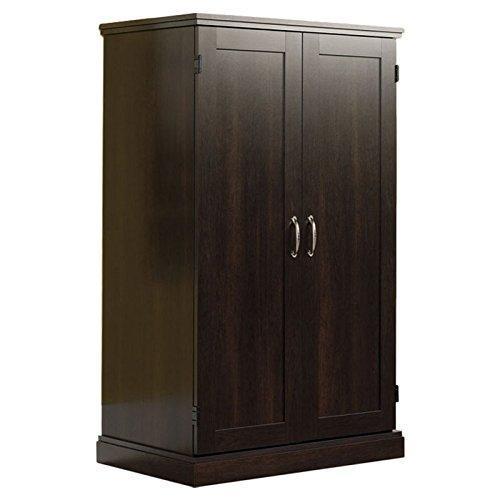 Try brown storage desk armoire computer workstation cabinet home organizer office shelves closet bedroom study executive furniture