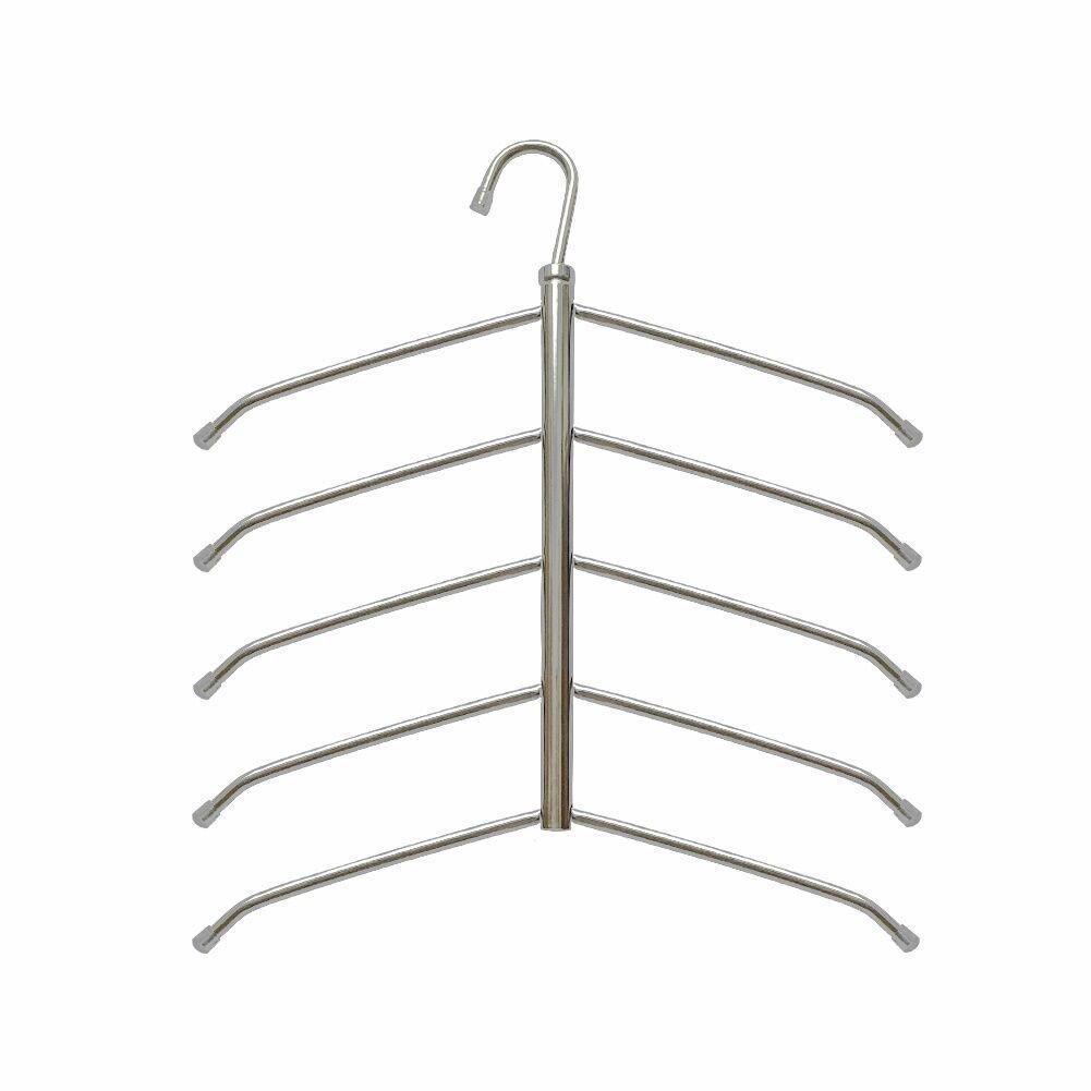 Budget friendly suzeda 5 tier stainless steel blouse tree hanger closet organizer 6 pack