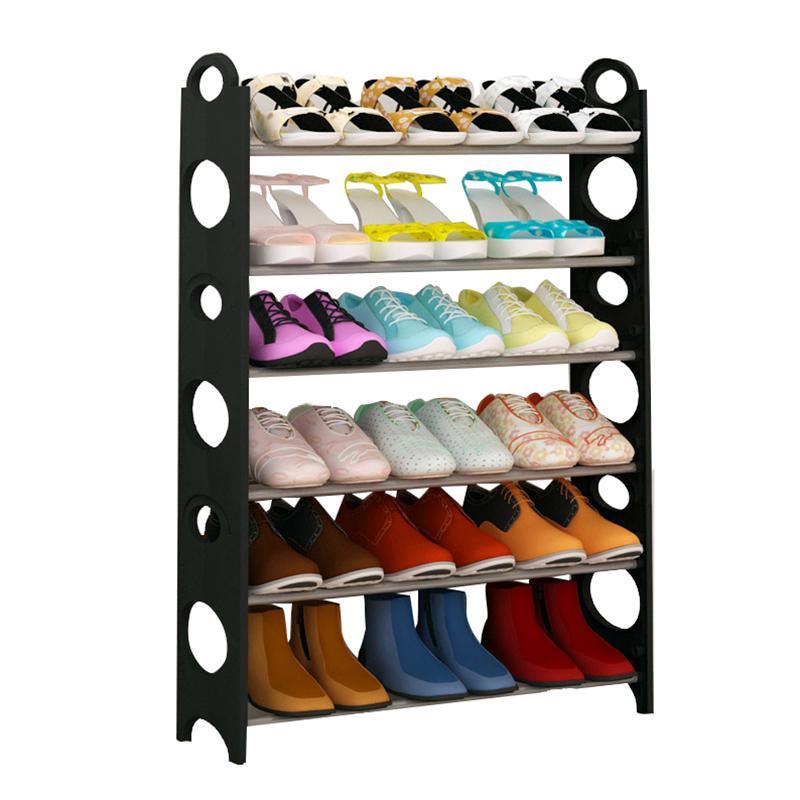 6 Tier Metal Shoes Rack Storage Cabinet