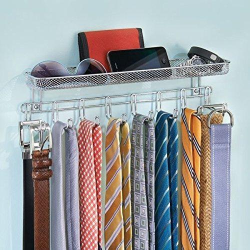 Shop catenus closet wall mount accessory organizer for storage of ties belts watches glasses accessories