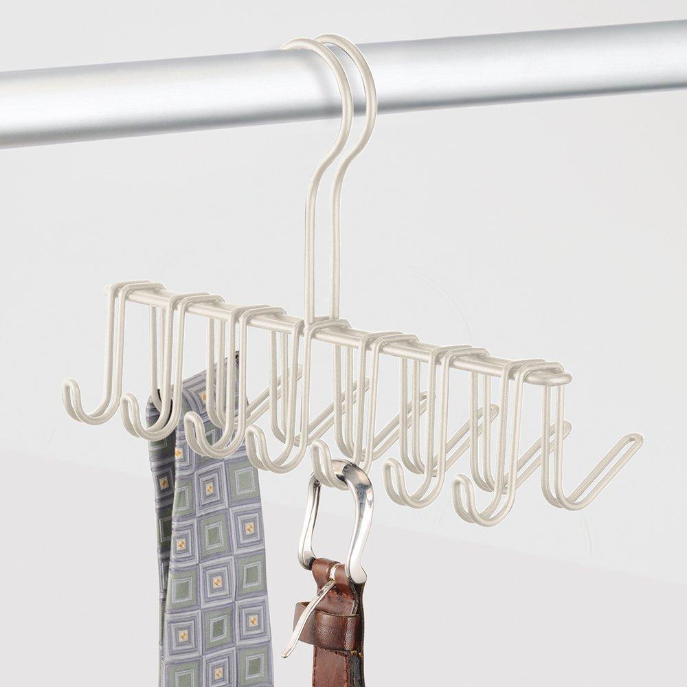 Shop here interdesign classico closet organizer rack for ties belts 14 hooks satin