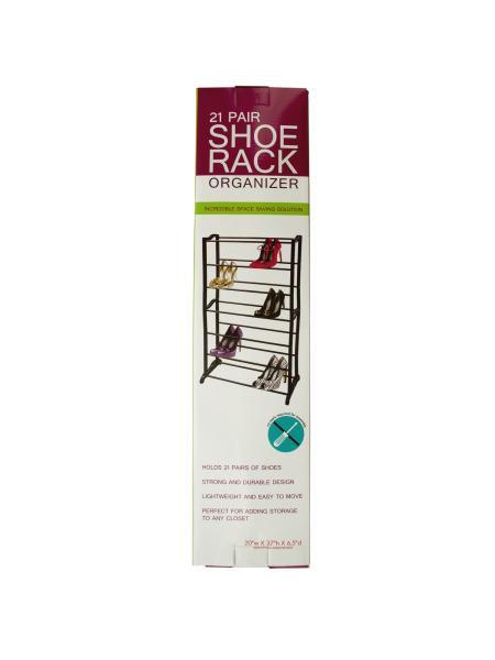 21 Pair Shoe Rack Organizer (Available in a pack of 1)