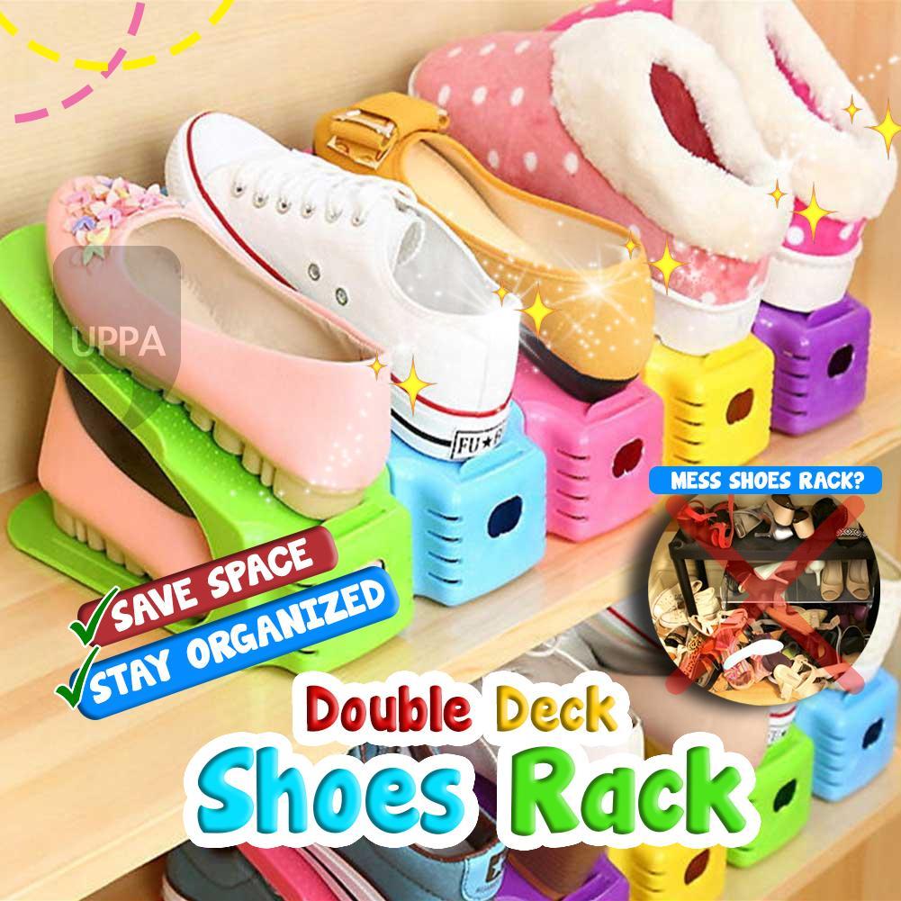 Double Deck Shoes Rack