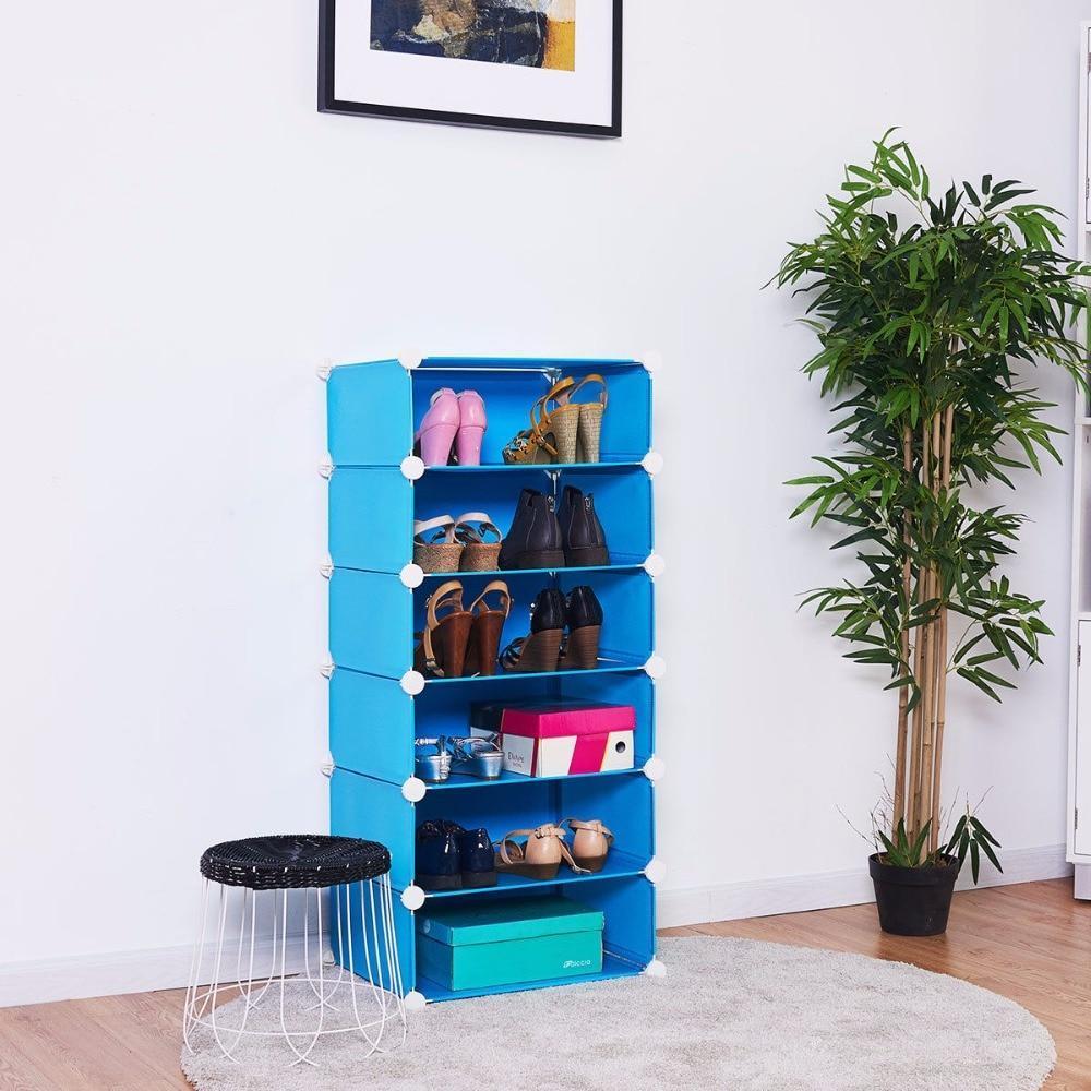 6 Cubic Portable Shoe Rack Shelf Cabinet Storage Closet Organizer Home Furniture
