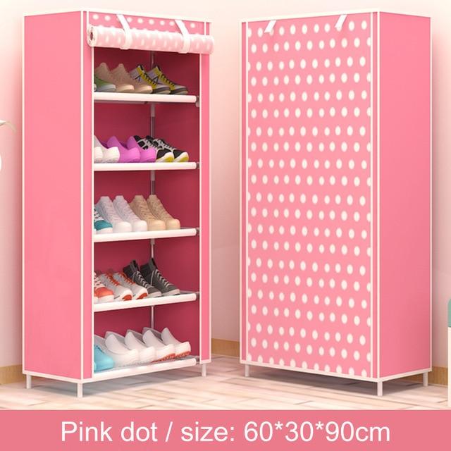 minimalist creative fresh non-woven fashion home shoes cabinet shoes closet shoes organizer assembly furniture shoes rack