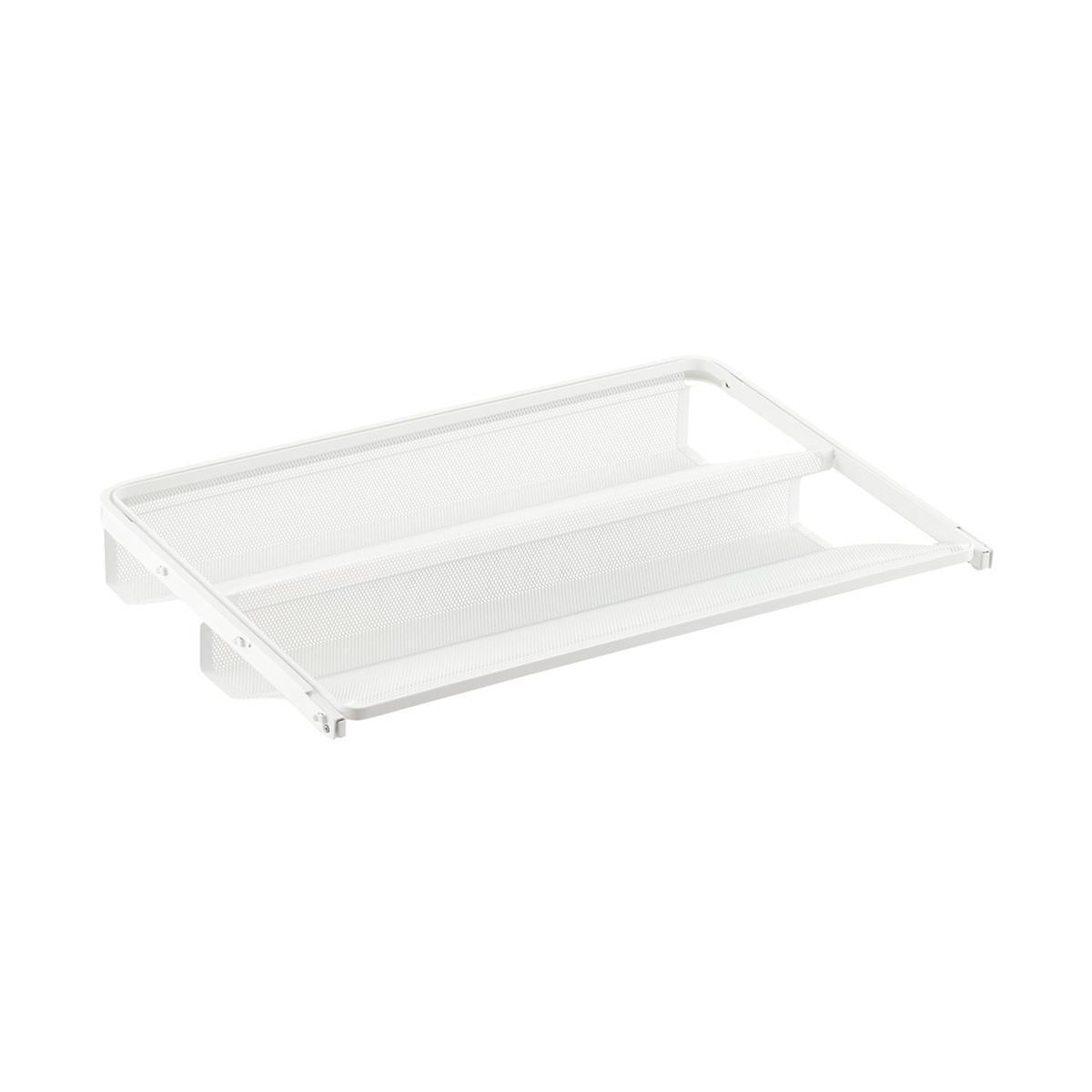 Gliding Mesh Shoe Shelf White